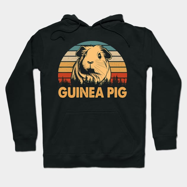 Squeaky Styles Guinea Pig Elegance, Stylish Tee for Pet Devotees Hoodie by Chocolate Candies